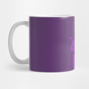 vert der ferk retrocolor - Purple Mug